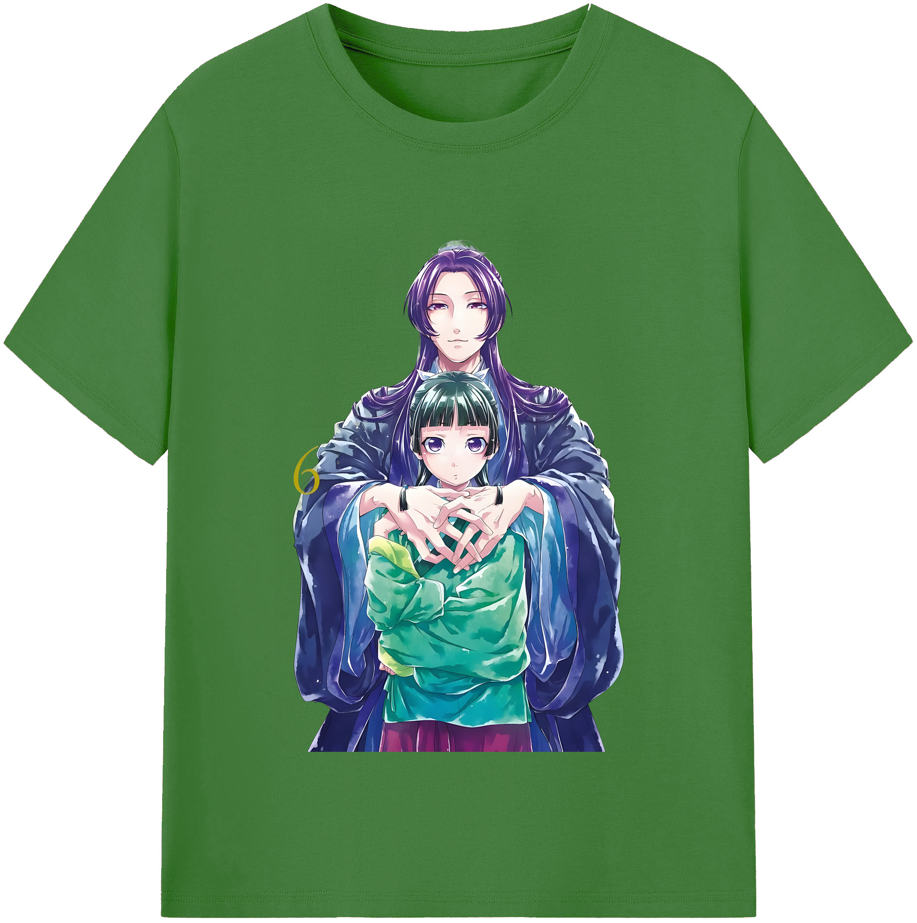 （画像用） 薬屋のひとりごと The Apothecary Diaries レディースカジュアルプリントTシャツ（綿100％）